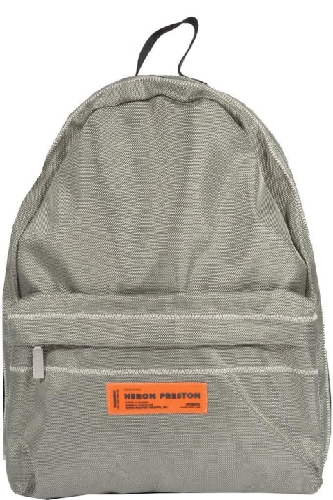 メンズ HERON PRESTONのバックパック HERON PRESTON Logo Patch Backpack