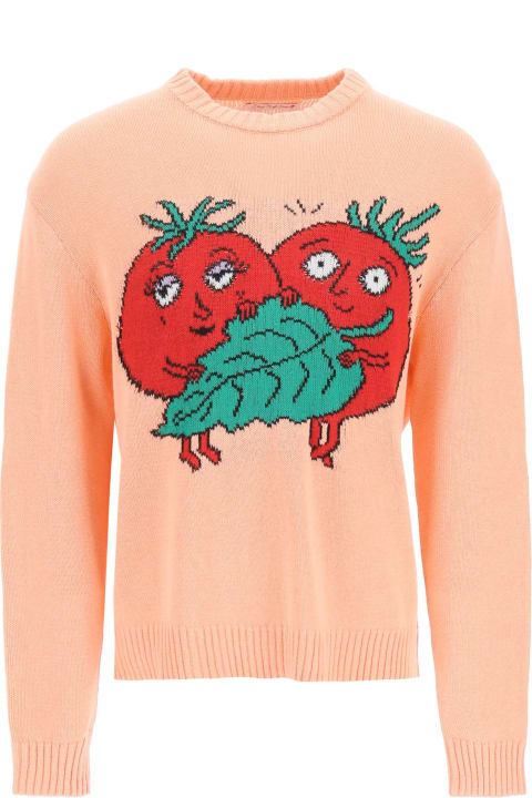 'happy Tomatoes' Cotton Sweater