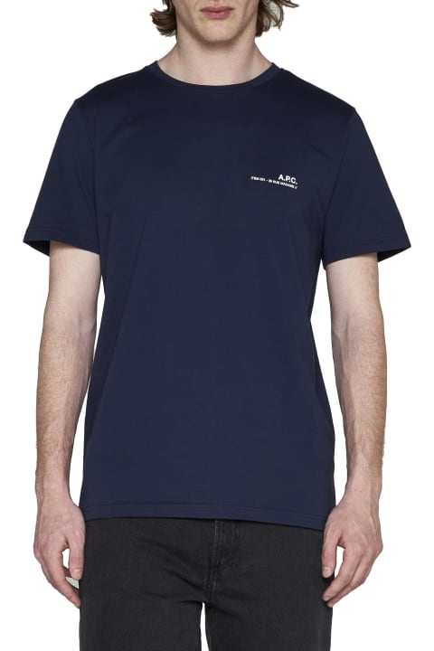 A.P.C. Topwear for Men A.P.C. Logo T-shirt