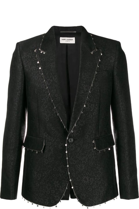 Saint Laurent Coats & Jackets for Men Saint Laurent Jardin Noir Blazer
