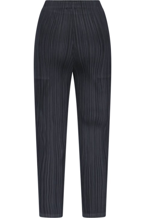 Pleats Please Issey Miyake الملابس لـ السيدات Pleats Please Issey Miyake 'monthly Colors September' Pleated Pants