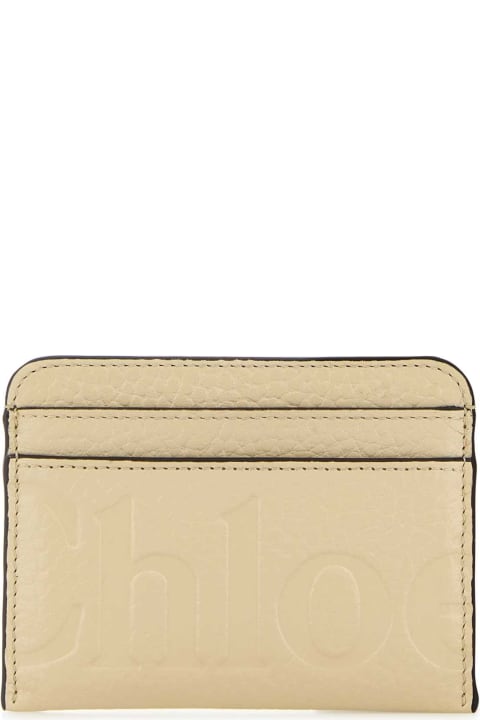 Chloé Wallets for Women Chloé Cream Leather Card Holder