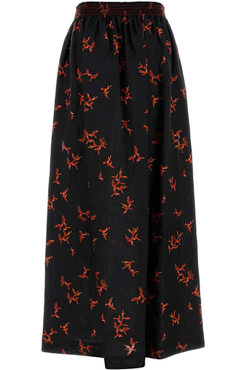 Homeware Fendi Printed Linen Skirt