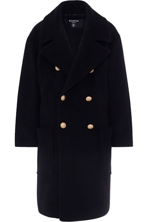 Homeware Balmain Balmain Kids Double-breasted Coat