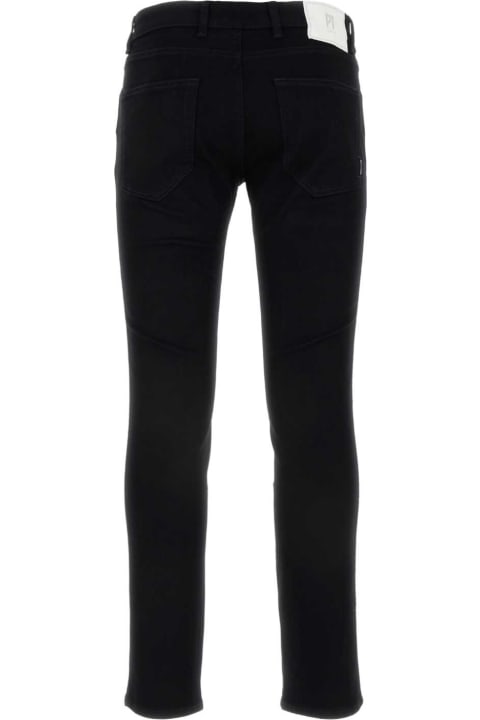 PT01 Clothing for Men PT01 Black Stretch Denim Rock Jeans