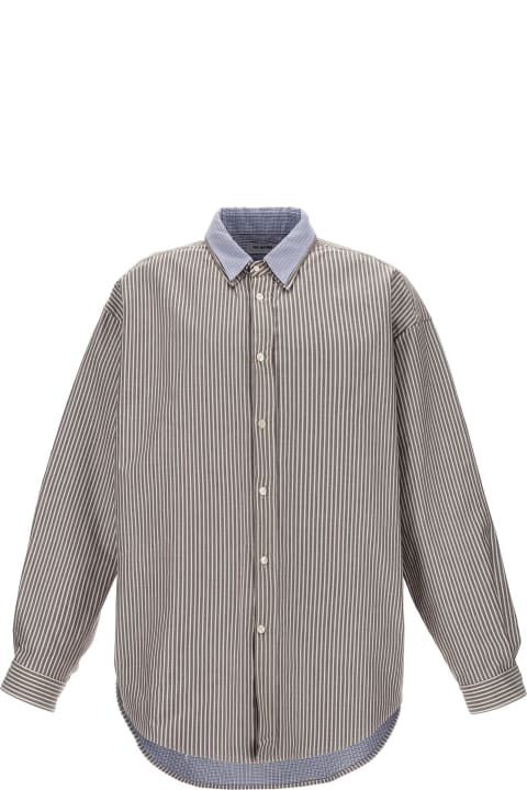 Hed Mayner Clothing for Men Hed Mayner 'pinstripe Oxford' Overshirt