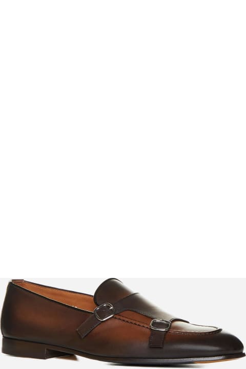 Doucal's Loafers & Boat Shoes for Women Doucal's Adler Leather Monk Straps