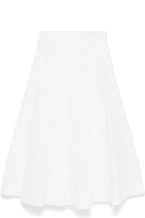 Zimmermann for Kids Zimmermann Crush Cotton Midi Skirt