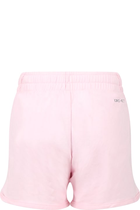ガールズ Nikeのボトムス Nike Pink Shorts For Girl With Logo
