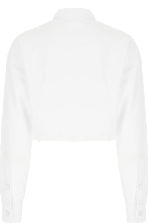 Raf Simons for Women Raf Simons White Piquet Shirt