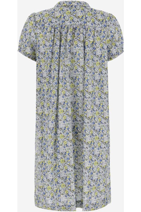 ガールズ Bonpointのワンピース＆ドレス Bonpoint Cotton Dress With Floral Pattern