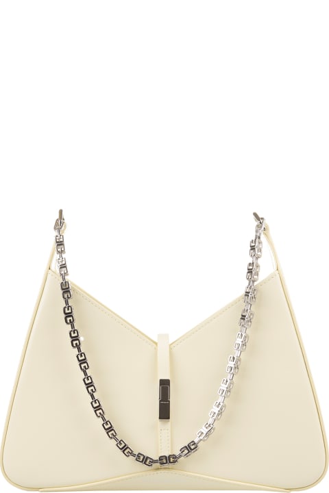 Fashion for Women Givenchy Soft Yellow Cut-out Zipped Shoulder Bag