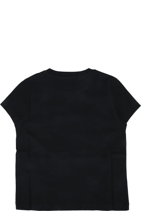 Moncler قمصان بياقة دائرية وقمصان البولو لـ أولاد Moncler Ss T-shirt