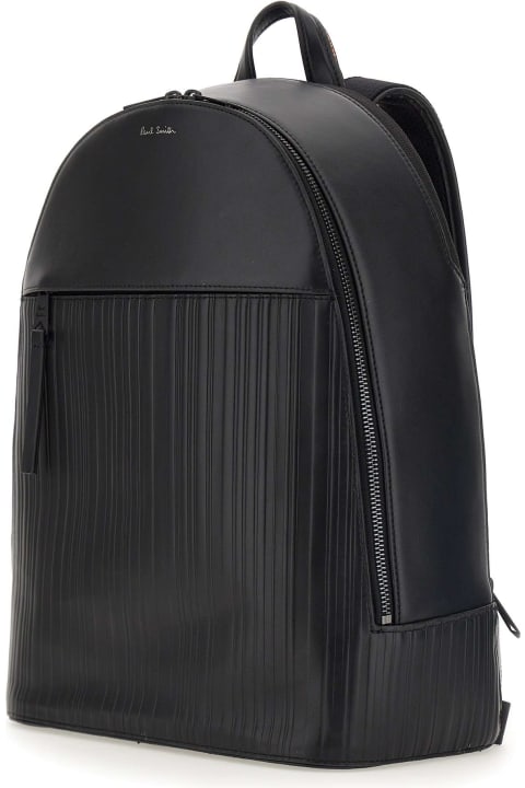 Bags for Men Paul Smith Leather Backpack