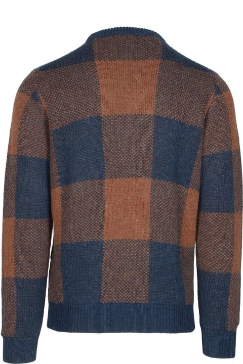 Men's Brown / Blue Sweater