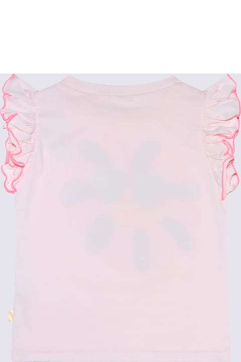 Billieblush Topwear for Girls Billieblush Light Pink Multicolour Cotton T-shirt