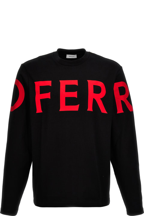 ウィメンズ Ferragamoのフリース＆ラウンジウェア Ferragamo Logo Print T-shirt