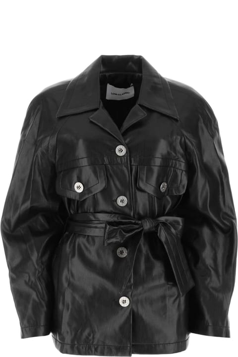 Low Classic for Women Low Classic Black Synthetic Leather Shirt