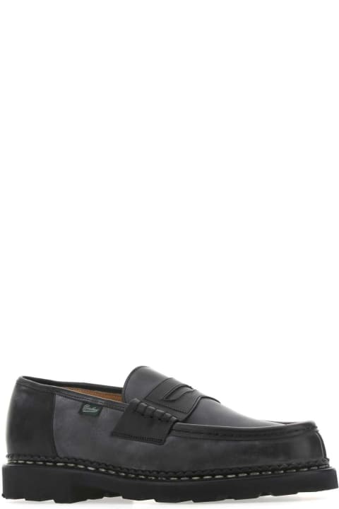 Paraboot Loafers & Boat Shoes for Men Paraboot Black Leather Loafers