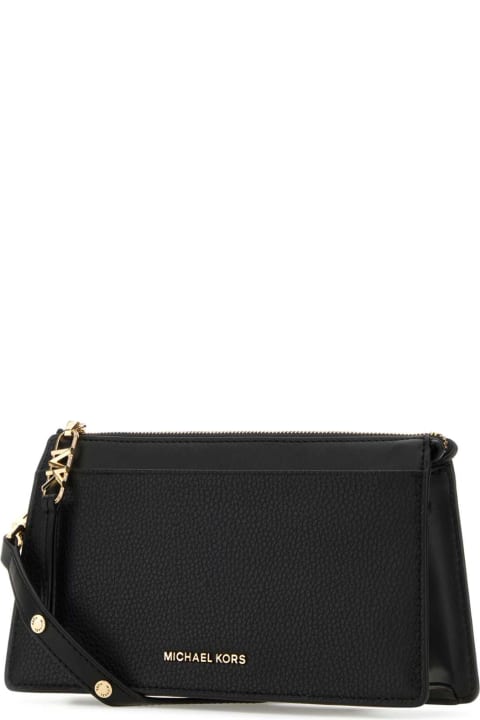 Fashion for Women Michael Kors Black Leather Shoulder Bag