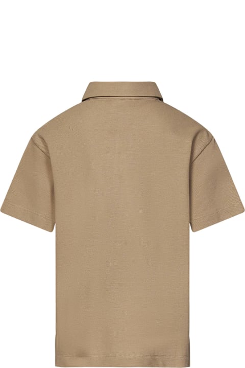 ボーイズ FendiのTシャツ＆ポロシャツ Fendi Kids Polo Shirt