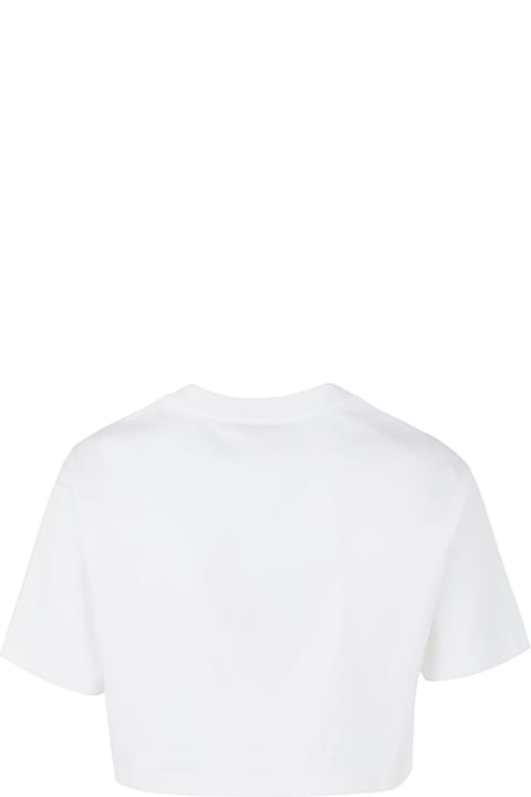 Fashion for Women Lanvin Curb Embroidered Cropped T-shirt