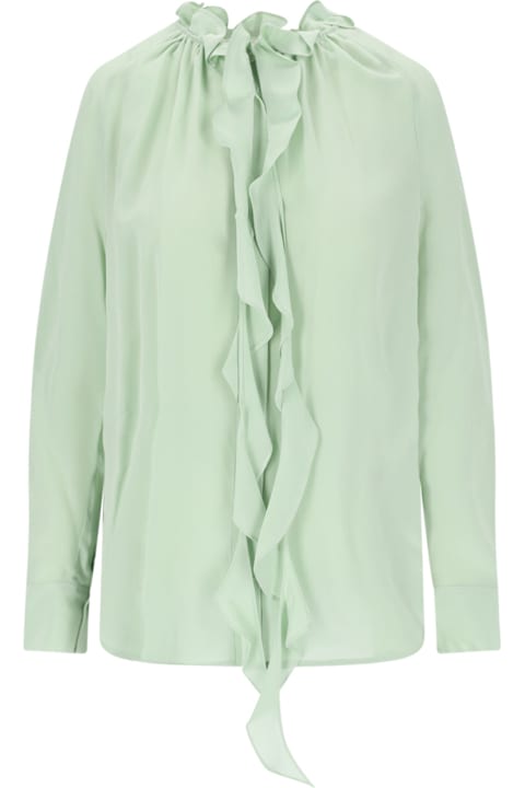 Homeware Victoria Beckham Shirt With Ruffles