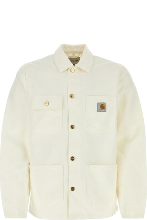 Carhartt for Men Carhartt White Cotton Detroit Jacket