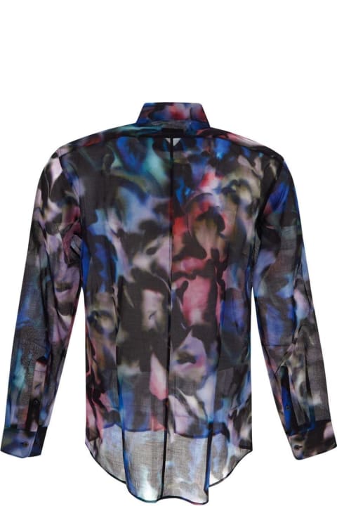 Fashion for Men Dries Van Noten Abstract Multicolor Shirt