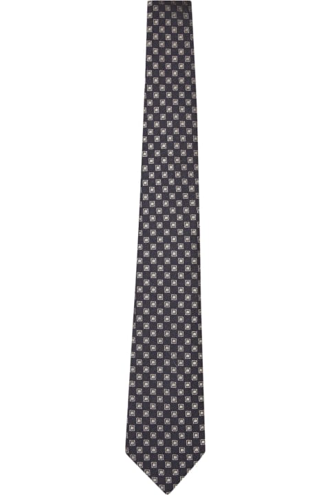 Canali for Men Canali Blue Squares Tie