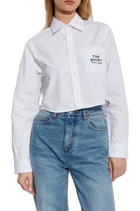 Marc Jacobs Topwear for Women Marc Jacobs Logo-embroidered Long Sleeved Shirt