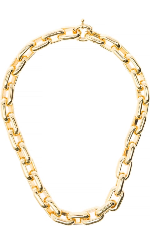 Jewelry Sale for Women Federica Tosi 'lace Ella' 18k Gold Plated Bronze Chain Necklace Woman Tosi