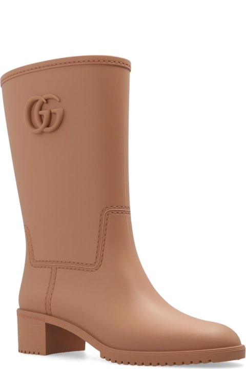 Gucci Boots for Women Gucci Logo Plaque Boots