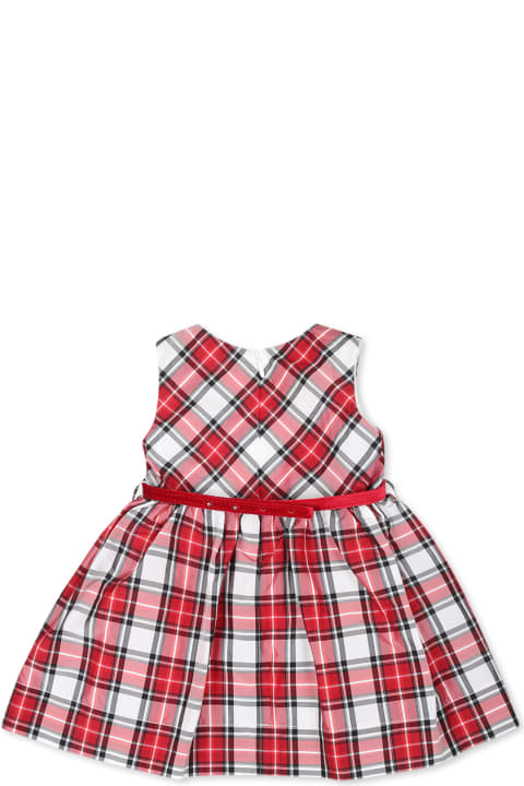 أدوات منزلية Monnalisa Red Dress For Baby Girl With Heart