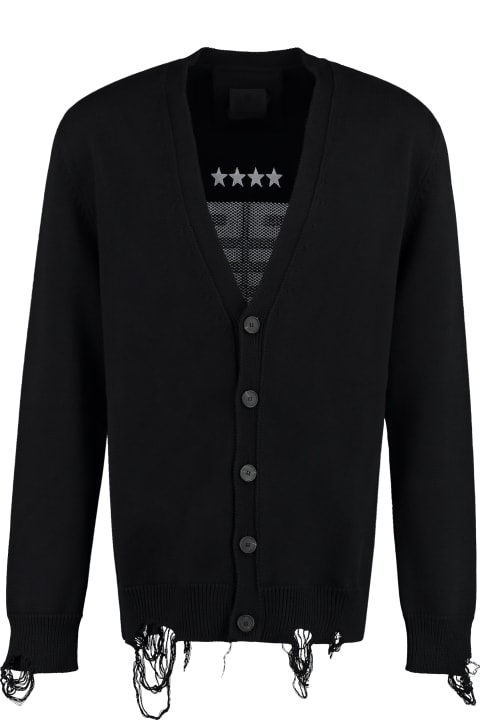 Sweaters for Men Givenchy 4g Stars Cardigan
