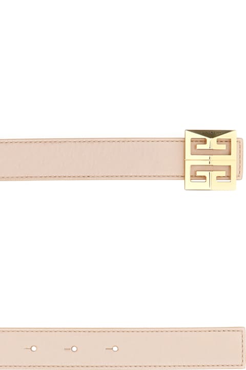 Givenchy Accessories for Women Givenchy Powder Pink Leather Belt