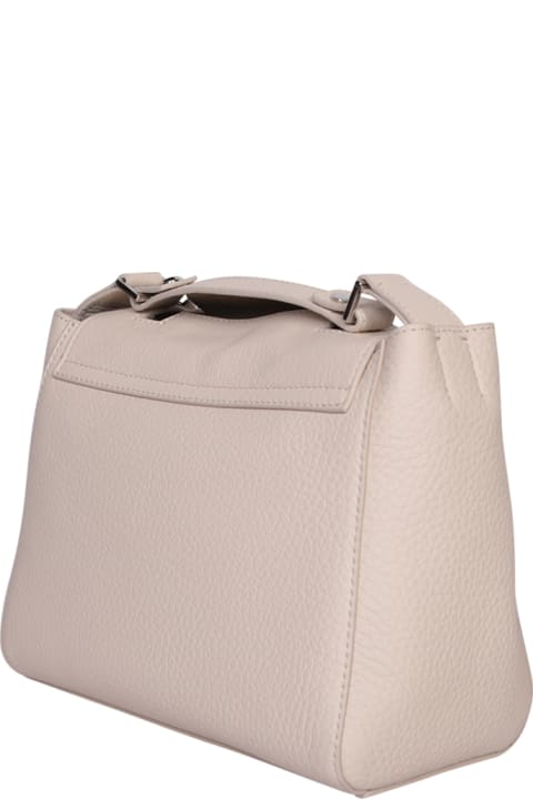 Orciani Shoulder Bags for Women Orciani Sveva Small Soft Ivory Bag