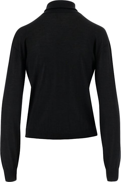 Homeware Saint Laurent Saint Laurent Cashmere, Wool, And Silk Turtleneck Sweater