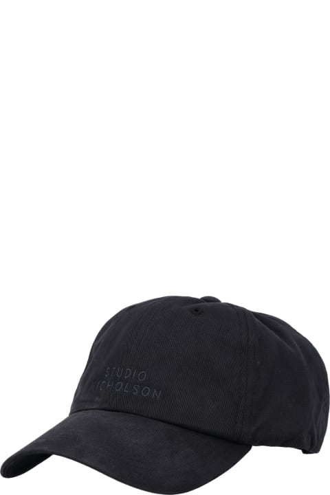 Studio Nicholson Hats for Men Studio Nicholson Logo Cap