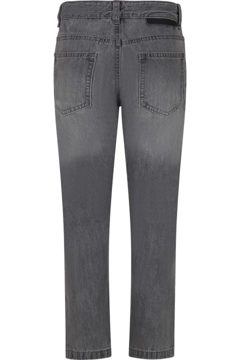 Homeware Stella McCartney Kids Grey Jeans For Boy With Shark