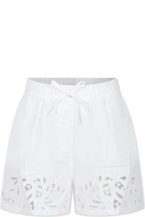 Fashion for Girls Ermanno Scervino Ermanno Scervino Shorts White