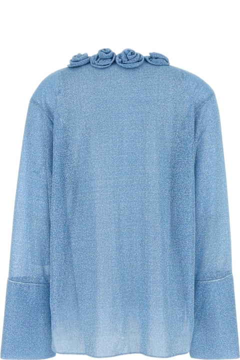 Oseree for Kids Oseree Light-blue Nylon Blouse