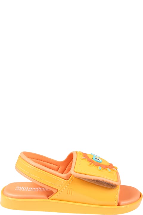 ボーイズ Melissaのシューズ Melissa Orange Sandals For Kids With Sun And Cloud