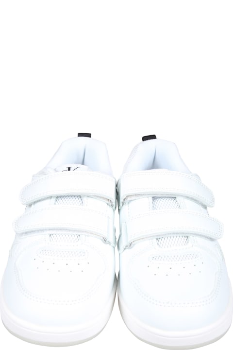 Calvin Klein Shoes for Boys Calvin Klein White Sneakers For Kids With Logo