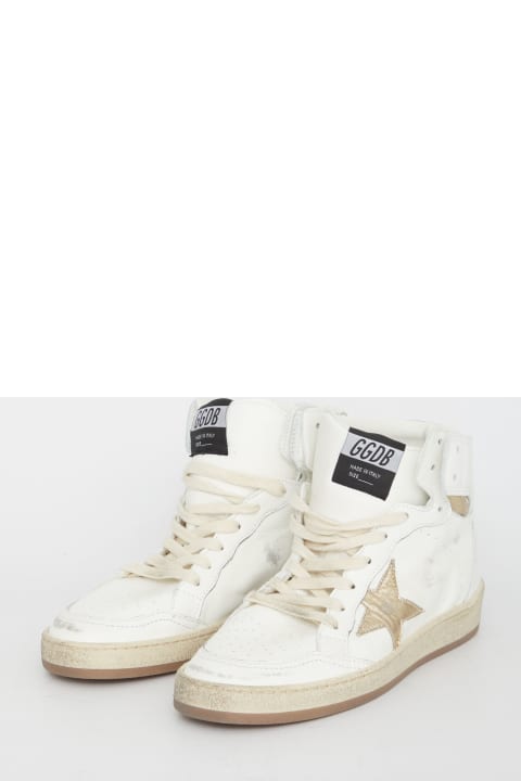 Fashion for Women Golden Goose Sky-star Leather Sneakers