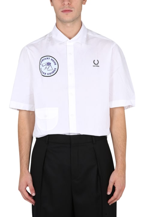 Fred Perry by Raf Simons Clothing for Men Fred Perry by Raf Simons Shirt With Patch