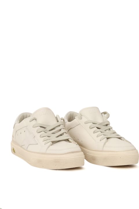 Shoes for Kids Golden Goose May Nappa Upper Suede Star And Heel