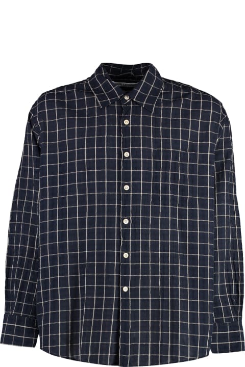 Our Legacy Shirts for Men Our Legacy Above Checked Cotton Shirt