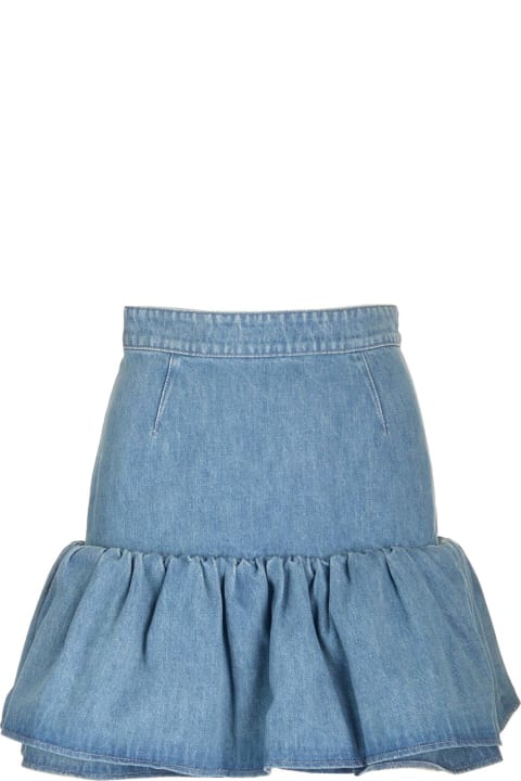 Fashion for Women Patou Medium Blue Denim Miniskirt