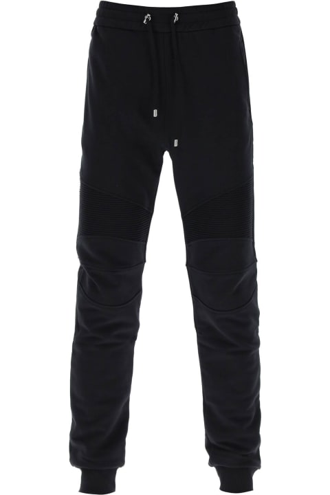 Balmain Fleeces & Tracksuits for Men Balmain Joggers With Topstitched Inserts
